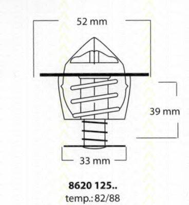 TRISCAN 862012588 Термостат, що охолоджує рідину
