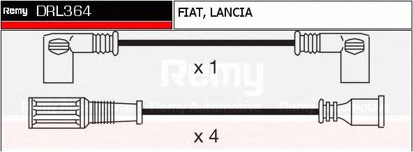 DELCO REMY DRL364 Комплект дротів запалення