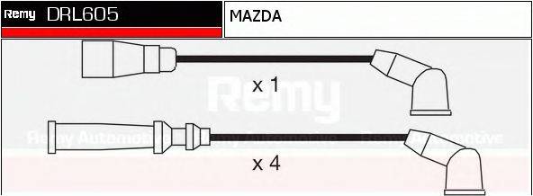 DELCO REMY DRL605 Комплект дротів запалення