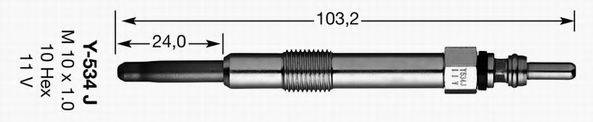 NGK 5540 Свічка розжарювання