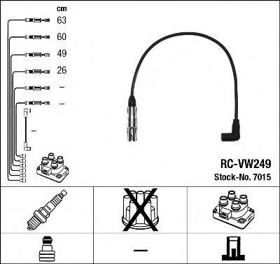 NGK 7015 Комплект дротів запалення