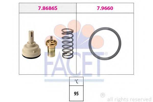 FACET 78686 Термостат, що охолоджує рідину