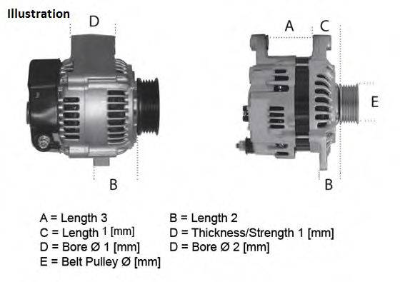 LUCAS ELECTRICAL LRB00384 Генератор