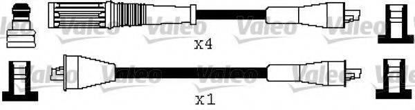 VALEO 346504 Комплект дротів запалення