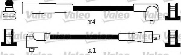 VALEO 346496 Комплект дротів запалення