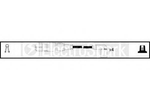 STANDARD OEK582 Комплект дротів запалення