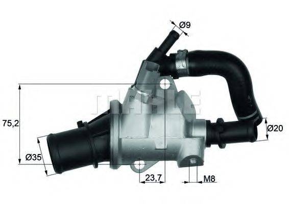MAHLE ORIGINAL TI14688 Термостат, що охолоджує рідину