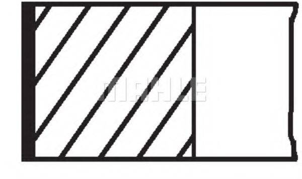 MAHLE ORIGINAL 03090N2 Комплект поршневих кілець