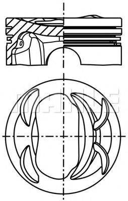 MAHLE ORIGINAL 028PI00117002 Поршень