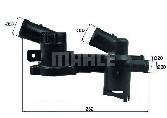 MAHLE ORIGINAL TH52 Термостат, що охолоджує рідину