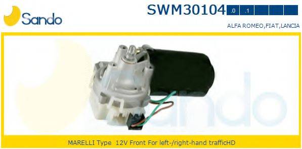 SANDO SWM301041 Двигун склоочисника