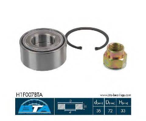 BTA H1F007BTA Комплект підшипника ступиці колеса