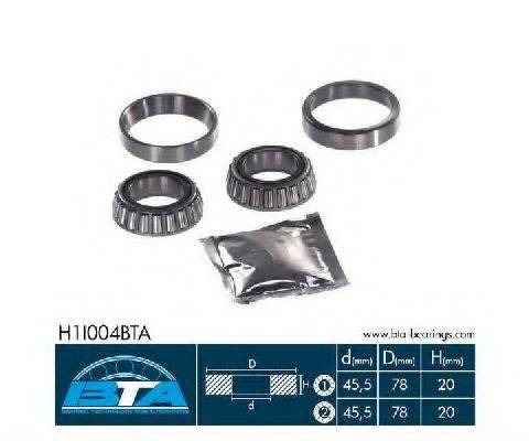 BTA H1I004BTA Комплект підшипника ступиці колеса
