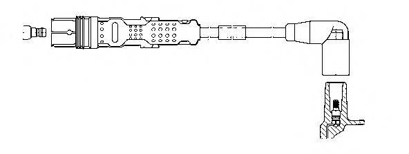 BREMI 6A98E60 Провід запалювання