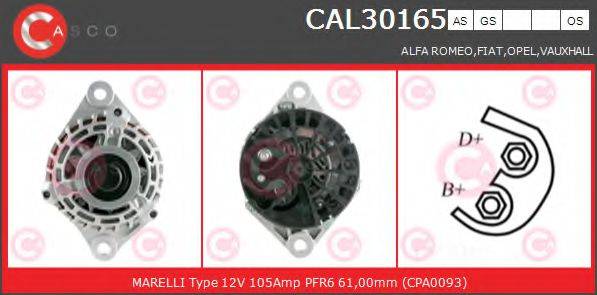 CASCO CAL30165GS Генератор