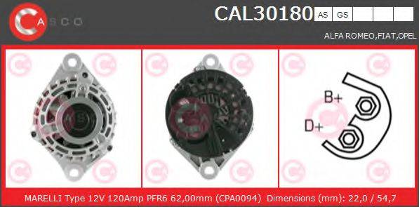 CASCO CAL30180GS Генератор