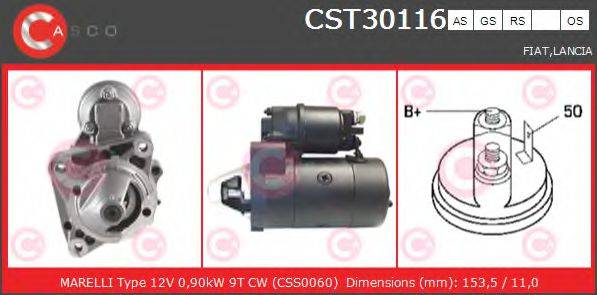 CASCO CST30116OS Стартер