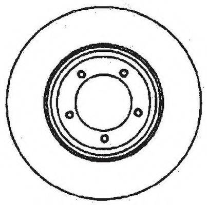 BENDIX 561352BC гальмівний диск