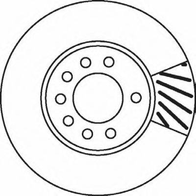 BENDIX 562070BC гальмівний диск