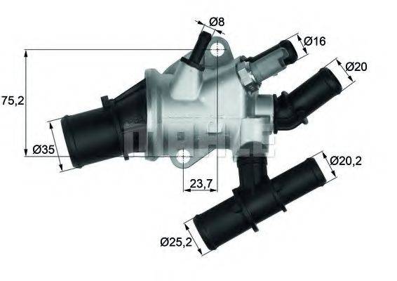 BEHR TI15588 Термостат, що охолоджує рідину