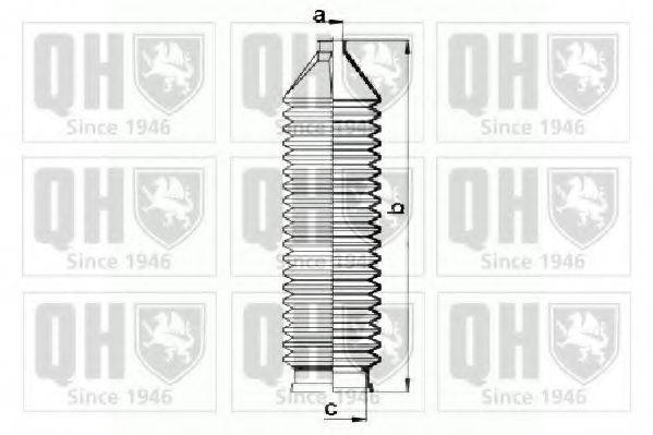 QUINTON HAZELL QG1087 Комплект пильника, рульове управління