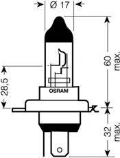 OSRAM 64193NBUHCB Лампа розжарювання, фара далекого світла; Лампа розжарювання, основна фара; Лампа розжарювання, протитуманна фара; Лампа розжарювання, основна фара; Лампа розжарювання, фара далекого світла; Лампа розжарювання, протитуманна фара