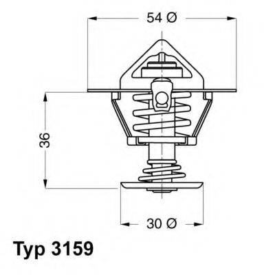 WAHLER 315982D Термостат, що охолоджує рідину