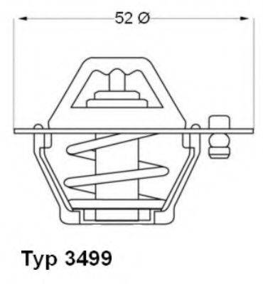 WAHLER 349982D Термостат, що охолоджує рідину